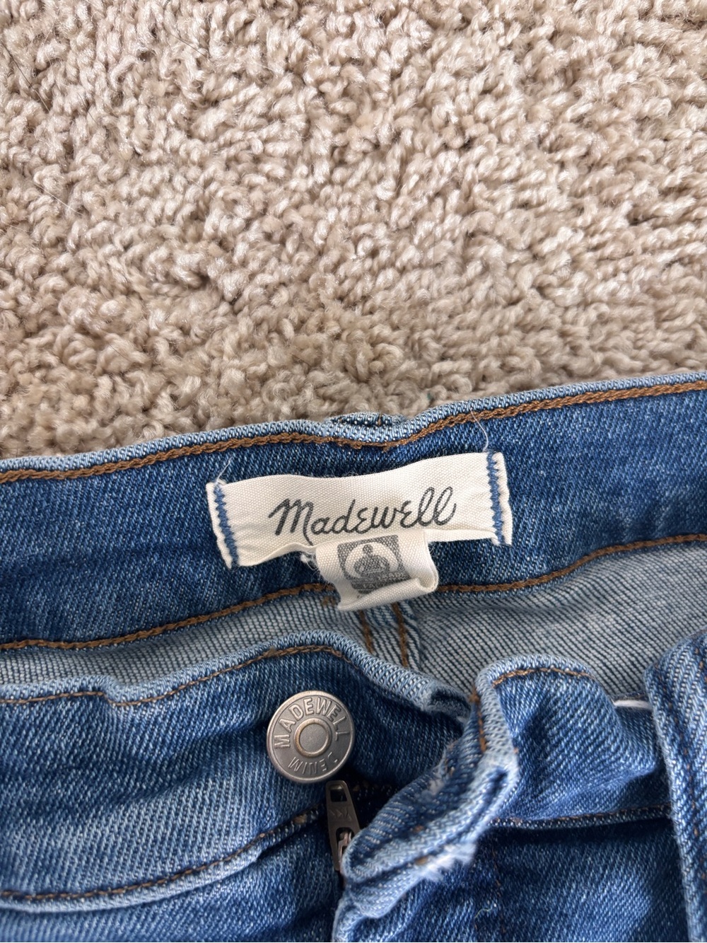 Madewell Cali Demi Crop High-Rise Jeans Sz 32 - Picture 5 of 7